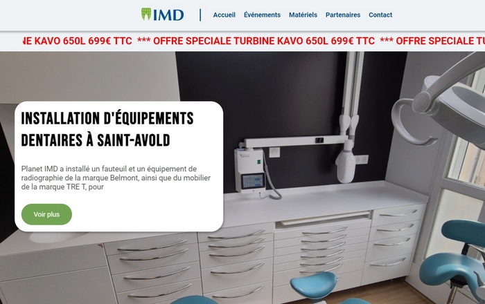 Сapture d'écran de IMD agencement
